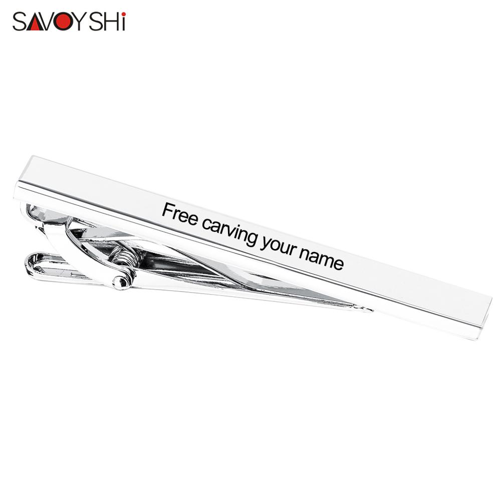SAVOYSHI Free Engraving Name C - Tie Bar Set Gift review and price