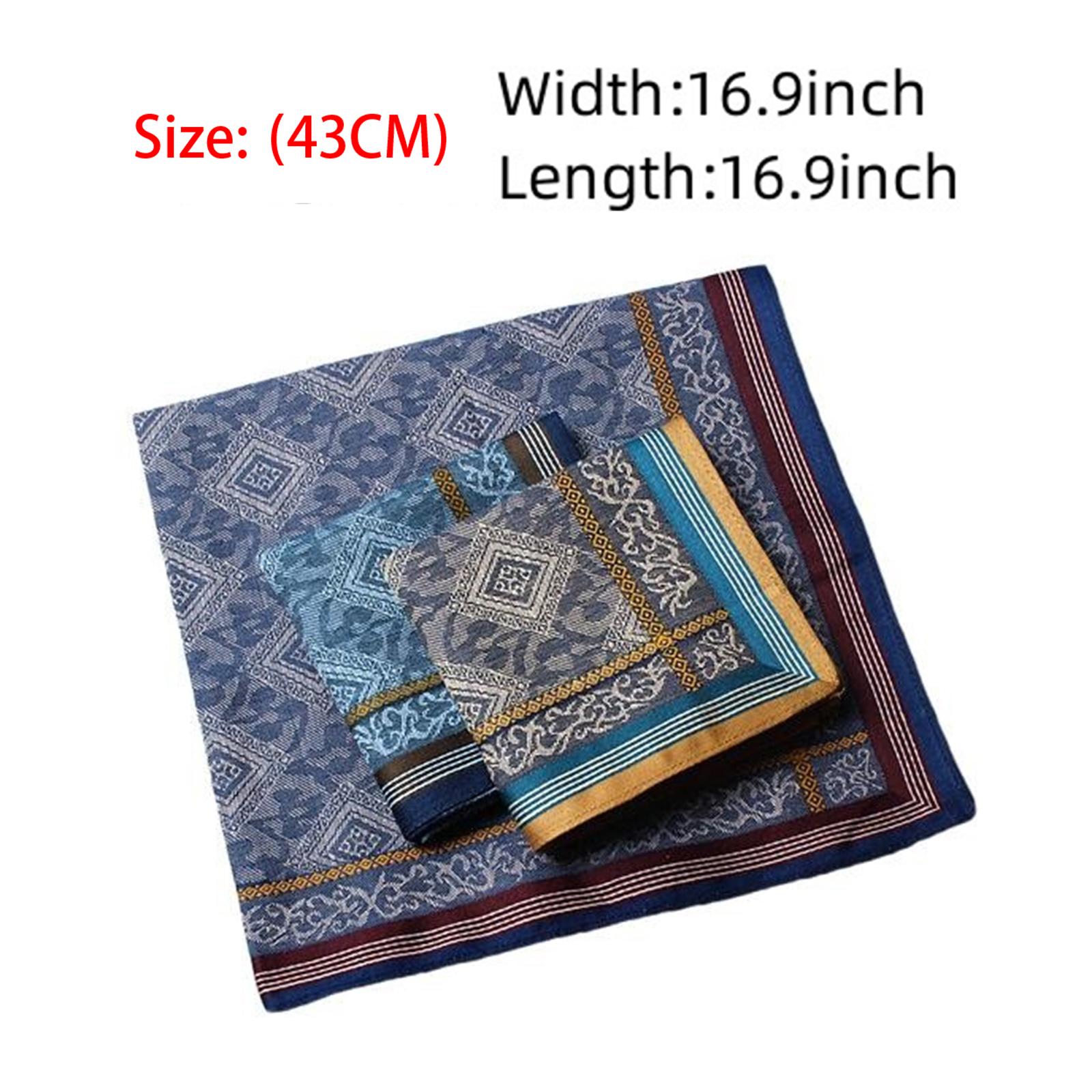 3x Mens Handkerchief Hankies P - Handkerchief Cotton Men review and price