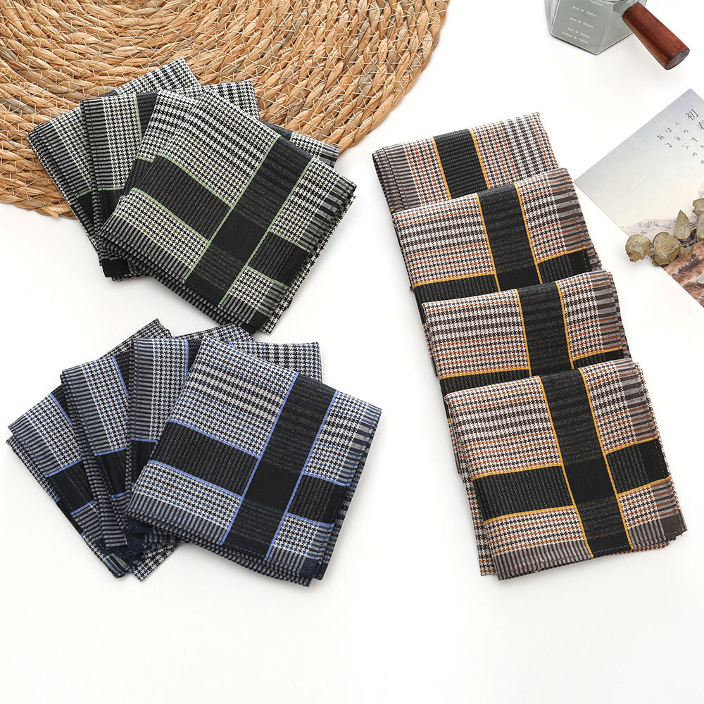 3/6/12 Pcs Men's Pure Cotton H - Handkerchief Cotton Men review and price