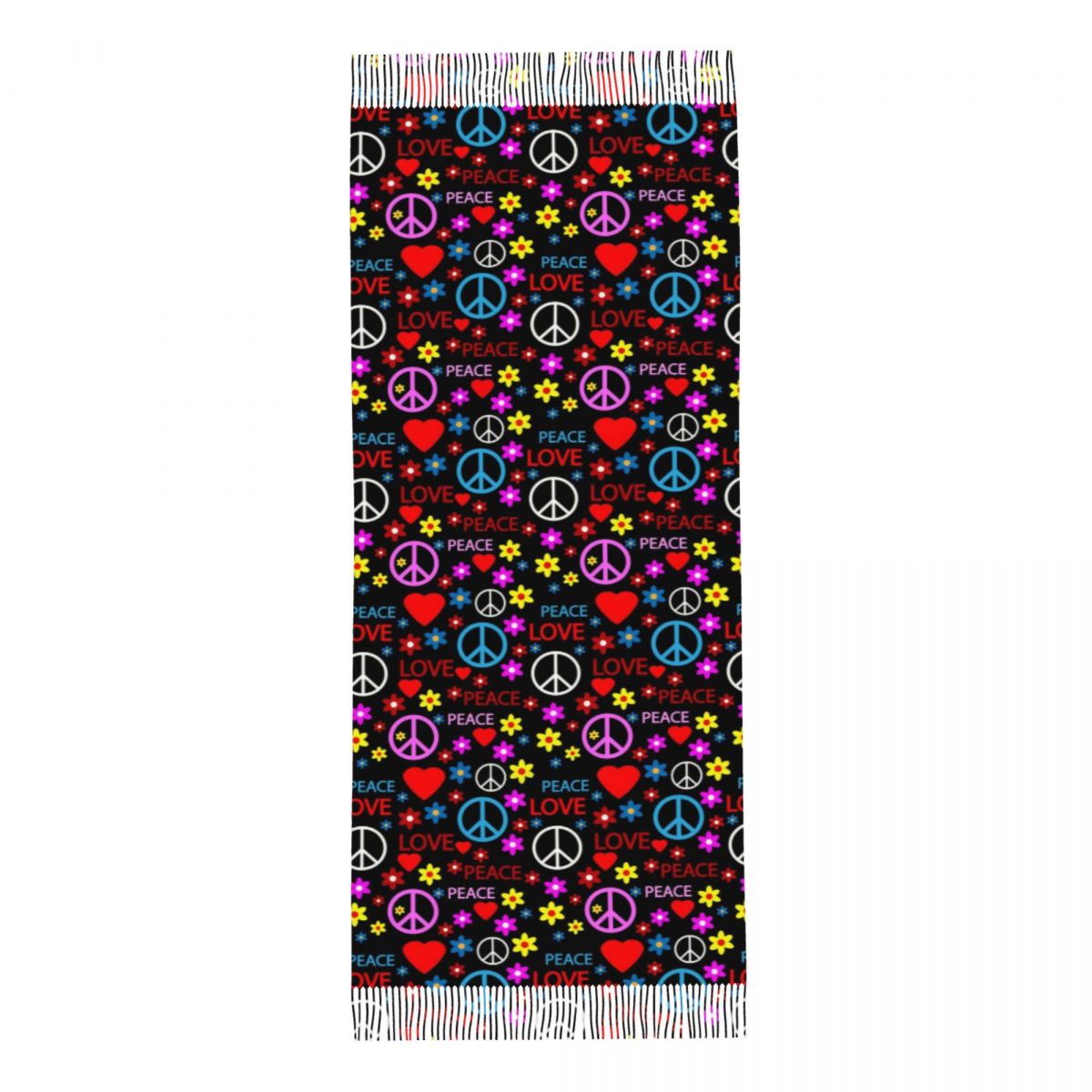Peace Foral Love Pattern Scarf - Pashmina Wrap Large review and price