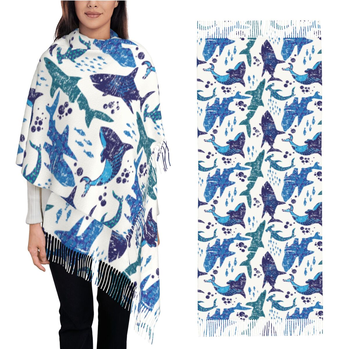 Shark Underwater World Ocean S - Pashmina Wrap Large review and price