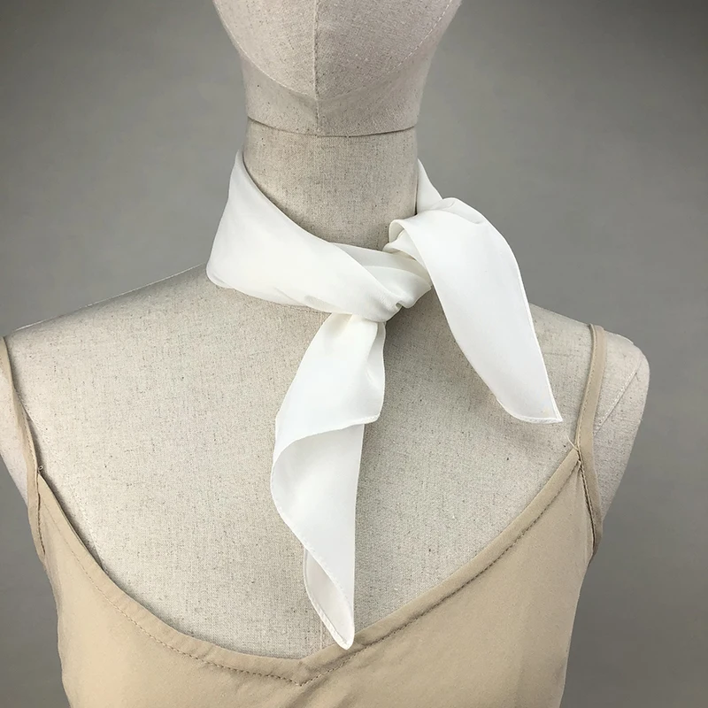 New Women Silk Scarf Square Ne - Ascot Neck Scarf review and price