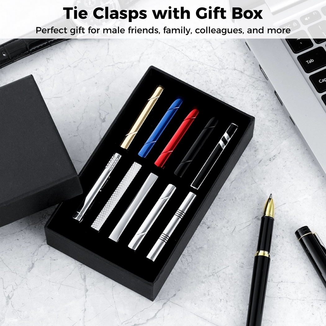 10Pcs Tie Clips Tie Clip Set F - Tie Bar Set Gift review and price