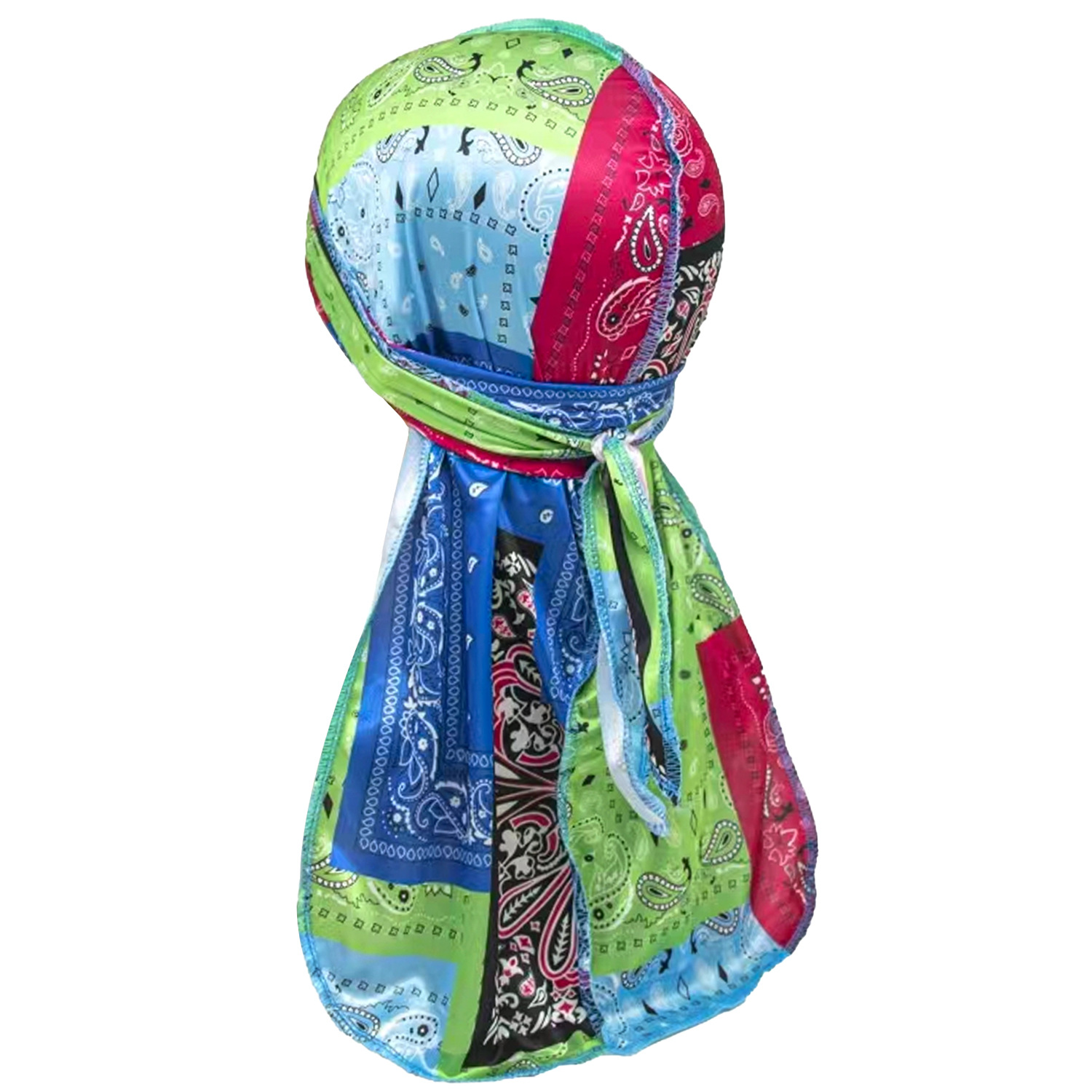 Paisley Printing Silky Durags  - Bandana Doo Rag review and price