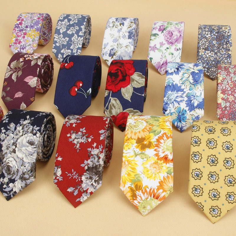 Brand New Floral Tie for Men's - Skinny Tie Men review and price