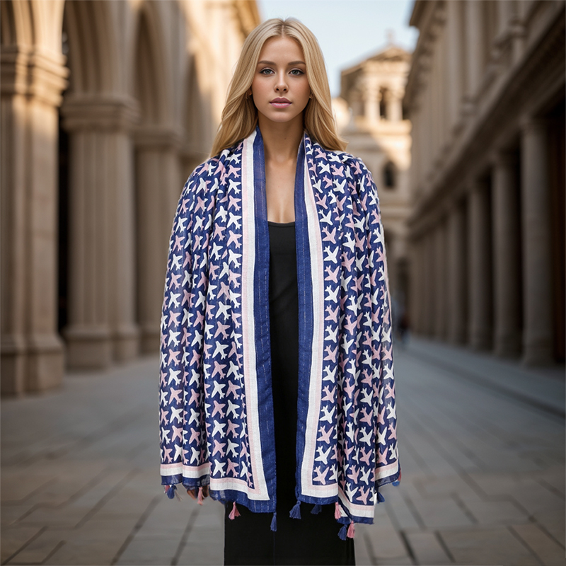 Luxury Brand Scarf Cotton Shaw - Pashmina Wrap Large review and price