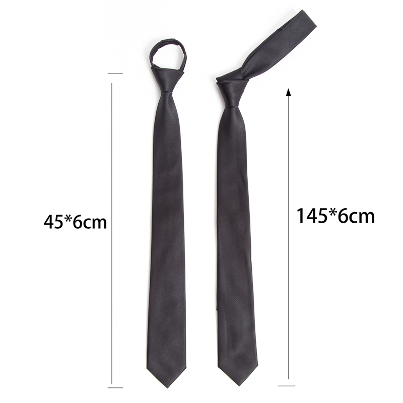 Black Colors Zipper Tie Handma - Skinny Tie Men review and price