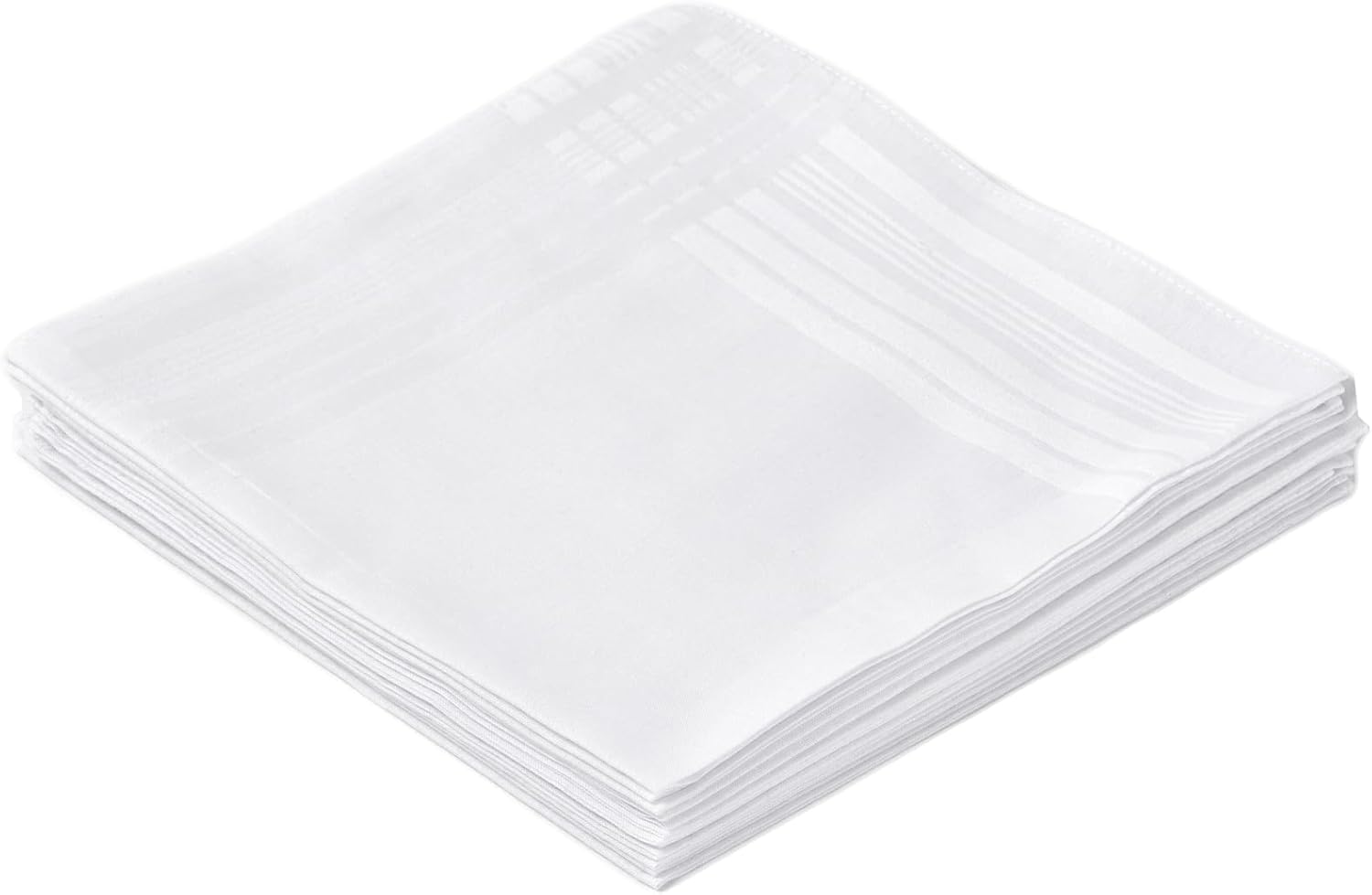 Men's Pure White 100% Cotton H - Handkerchief Cotton Men review and price