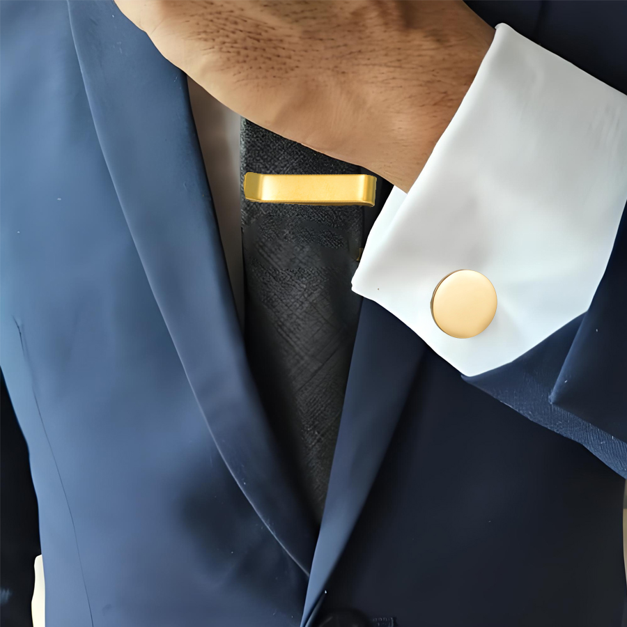Freeteeme New Fashion Cufflink - Tie Bar Set Gift review and price