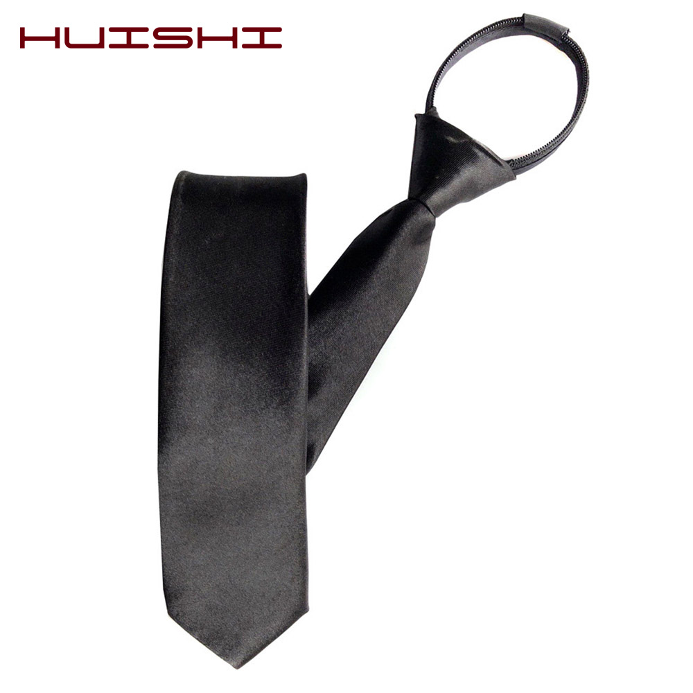 HUISHI Pre-tied Zipper Tie Nec - Skinny Tie Men review and price