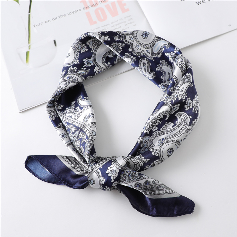 60cm Luxury Square Silk Scarf  - Face Scarf Mask review and price