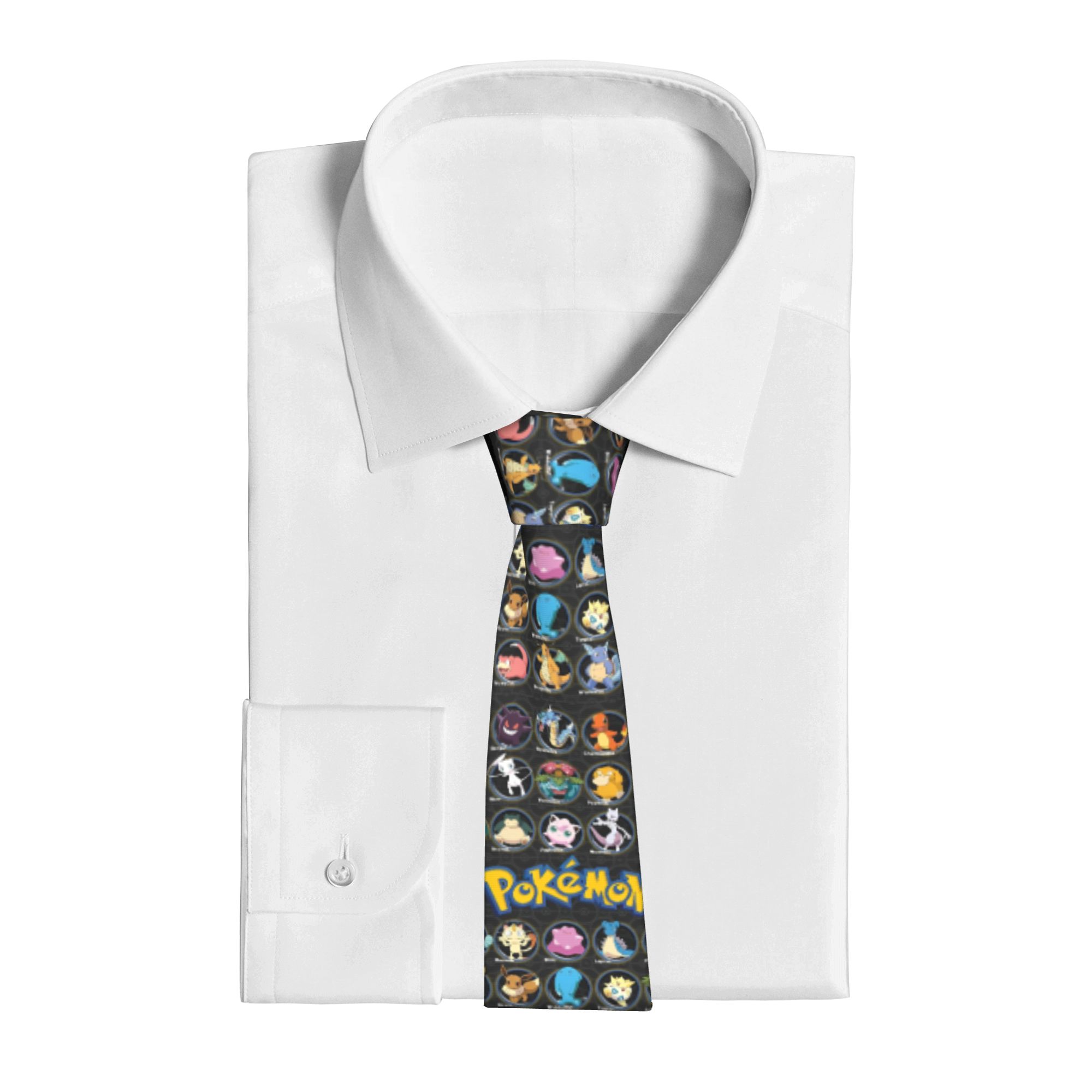 Cartoon Pokemon Characters Nec - Skinny Tie Men review and price