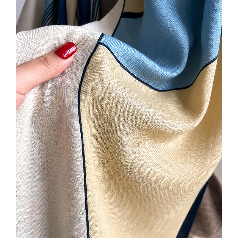 Luxury Brand Scarf  Wool Cotto - Pashmina Wrap Large review and price