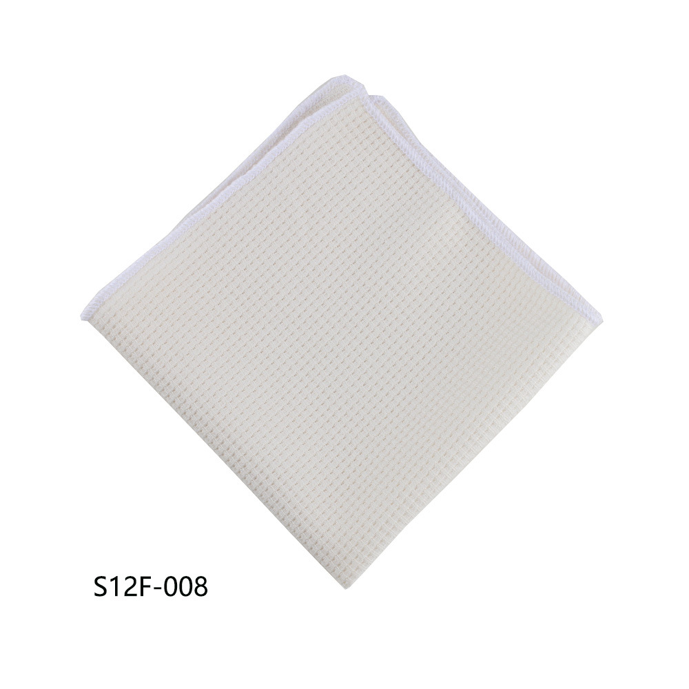 New Pure Solid Color Black Whi - Handkerchief Cotton Men review and price
