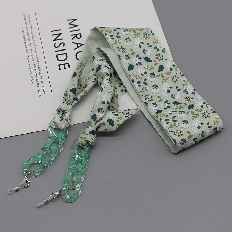 Bohemia Print Silk Scarf Glass - Silk Neck Scarf review and price