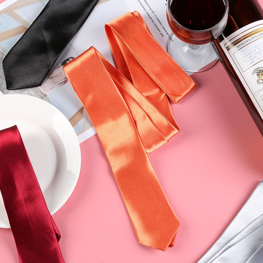 Slim Skinny Solid Neck Necktie - Skinny Tie Men review and price