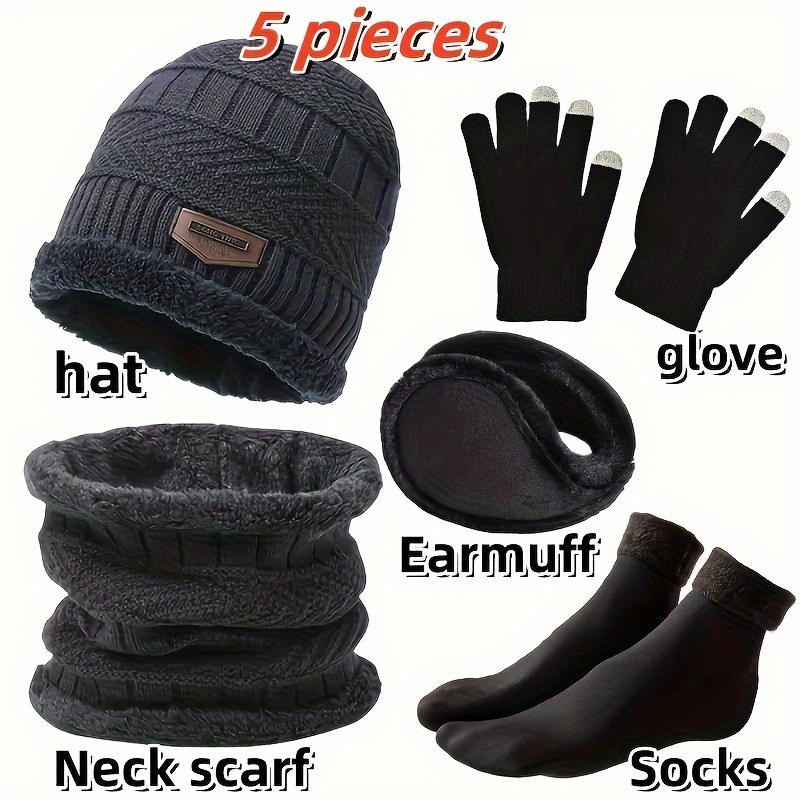 Men's winter hat, outdoor wint - Muffler Men Wool review and price