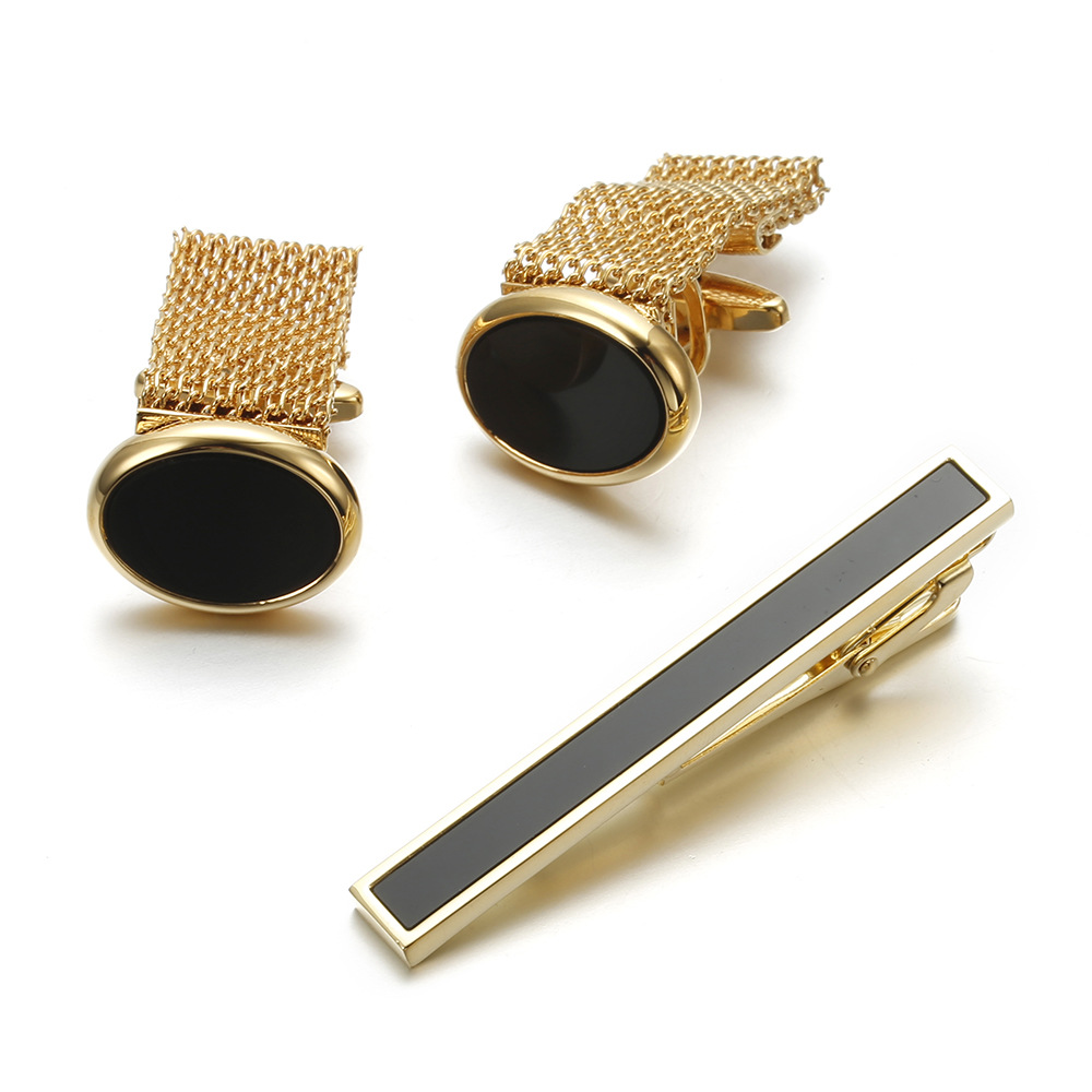 VAGULA New 9PCS Cuff links Tie - Tie Bar Set Gift review and price