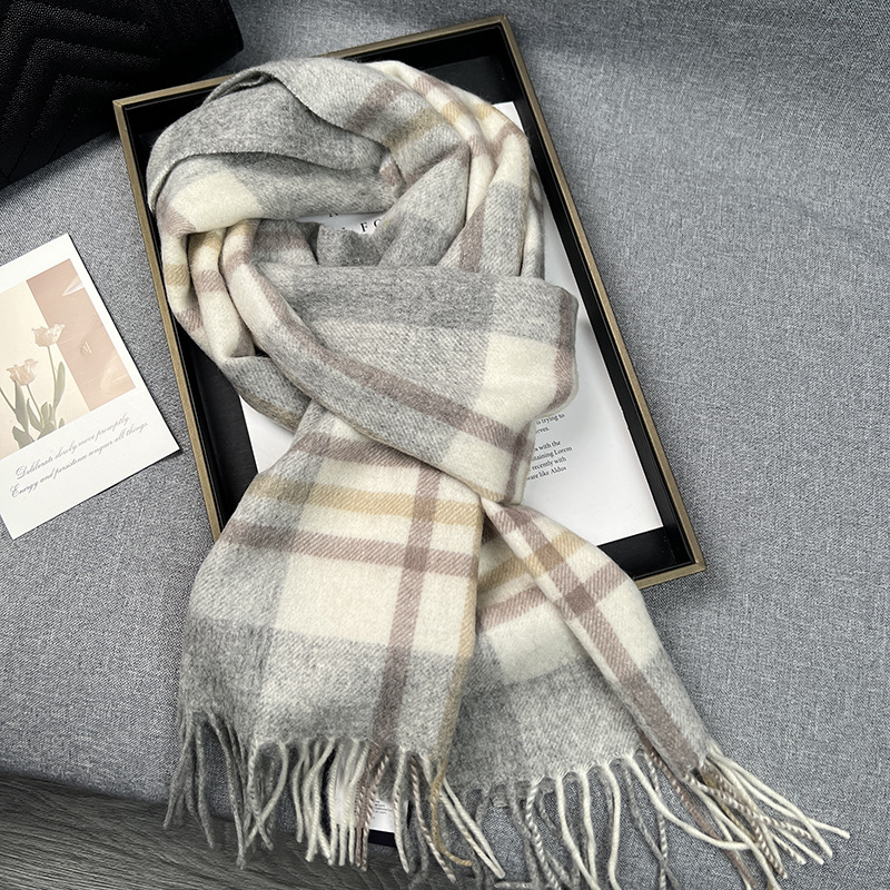 High Quality 100% Wool Scarf W - Muffler Men Wool review and price